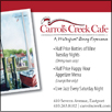 Carrol's Creek Cafe